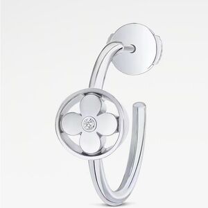Louis Vuitton IconicIdylle Blossom Hoop Earrings in White Gold And Diamond